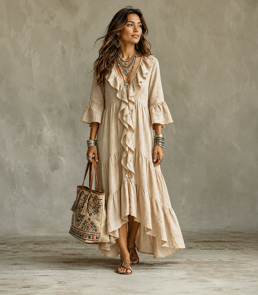 Vestido Elvelie - el encanto retro que conquista a primera vista